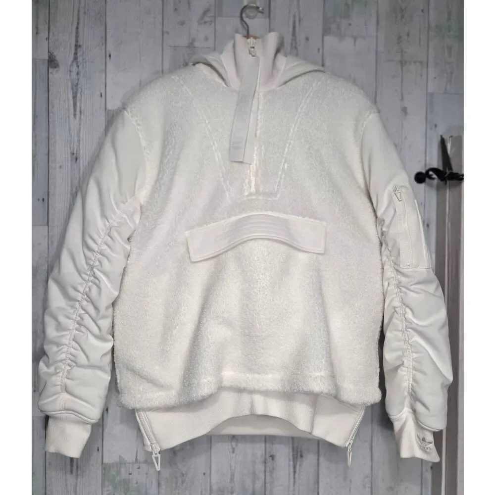 Adidas x Ivy Park Icy Park Oversized Sherpa / Scuba Jacket Sz. XXS